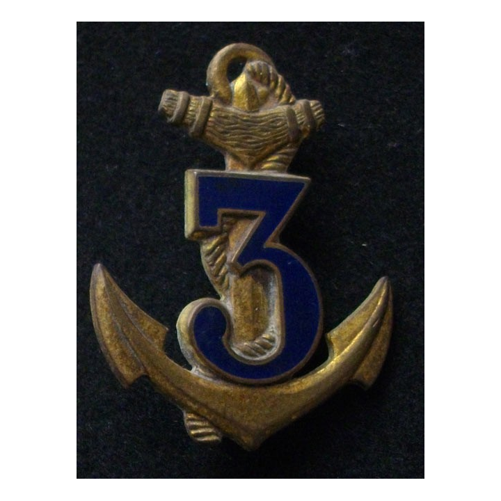 3° RIMA : 3°RÉGIMENT D'INFANTERIE DE MARINE ÉMAIL