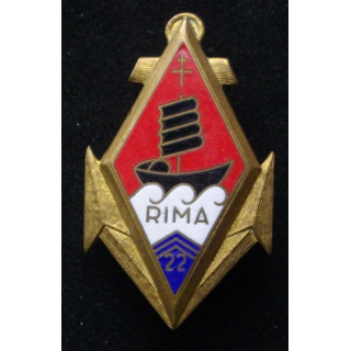 22° régiment d'infanterie de marine de fabrication Aremail H. 186