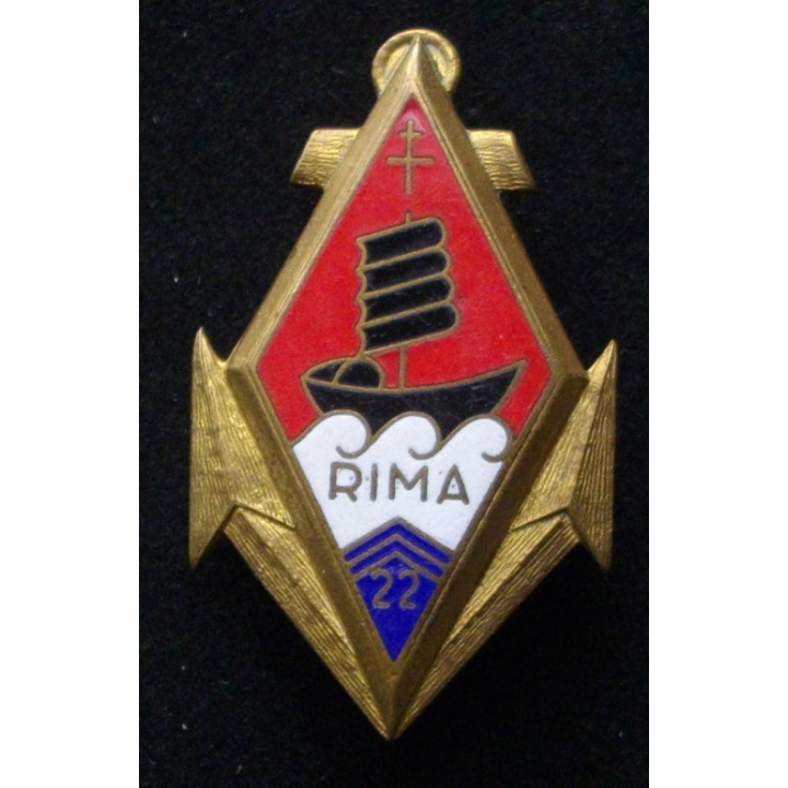 22° régiment d'infanterie de marine de fabrication Aremail H. 186