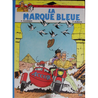 Bande dessinée LA MARQUE BLEUE de Fournier et Dubuck 1987