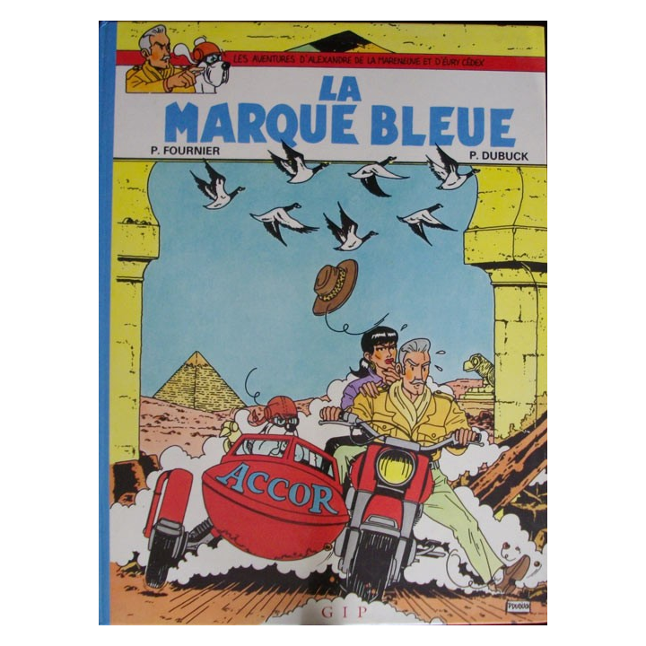 Bande dessinée LA MARQUE BLEUE de Fournier et Dubuck 1987