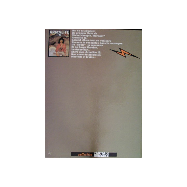 Bande dessinée ARMALITE 16 de Crespin 1980