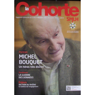 Superbe magazine de la Légion d'honneur portrait de Michel Bouquet