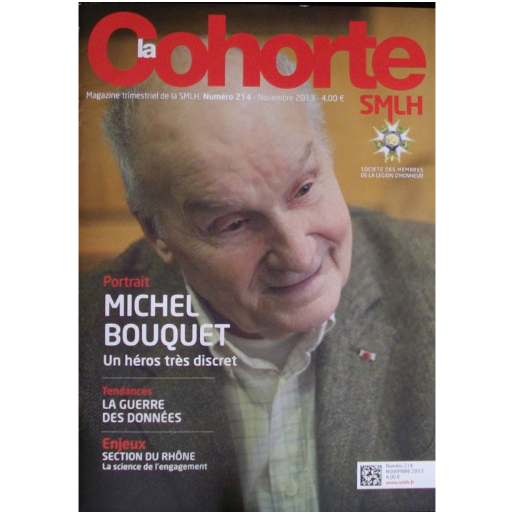 Superbe magazine de la Légion d'honneur portrait de Michel Bouquet