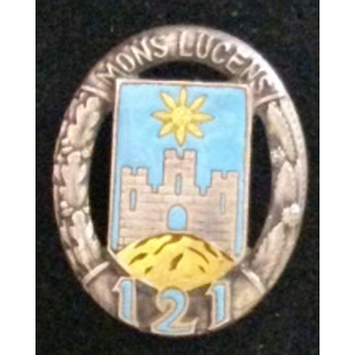 121°RI : 121° régiment d'infanterie porte émaillée Arthus Bertrand G. 430