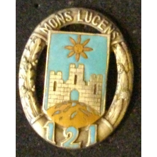 121° RI : 121° RÉGIMENT D'INFANTERIE PORTE ÉMAILLÉE 121°RI