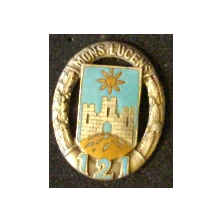 121° RI : 121° RÉGIMENT D'INFANTERIE PORTE ÉMAILLÉE 121°RI