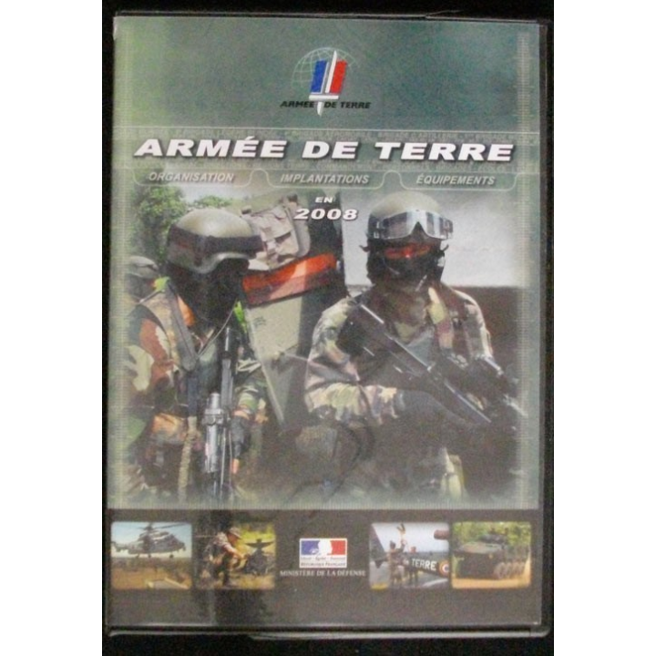 DVD : LARMÉE DE TERRE EN 2008 ORGANISATION EQUIPEMENTS IMPLANT