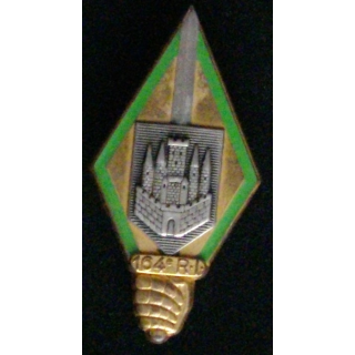 164° RI : 164° RÉGIMENT D'INFANTERIE (FRAISSE 1748) ÉMAIL