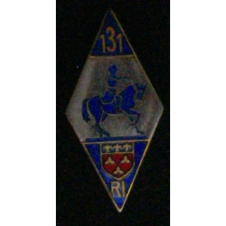 131° RI : 131° RÉGIMENT D'INFANTERIE (POINÇON ARTHUS) ÉMAIL