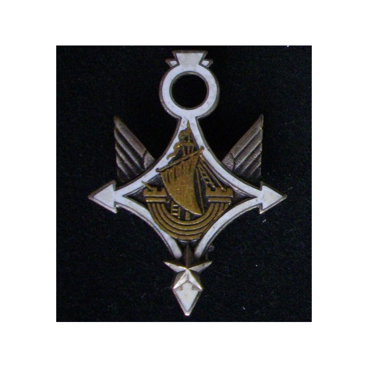 PA 9°DI : insigne du peloton d'avion de la 9° division d'infanterie de fabrication Drago G.1680 en émail