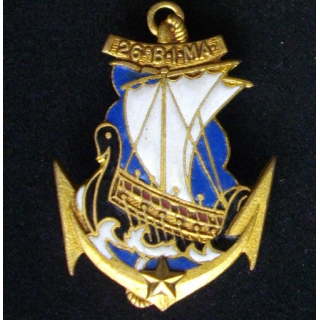 26° BIMA : 26° BATAILLON D'INFANTERIE DE MARINE ÉMAIL