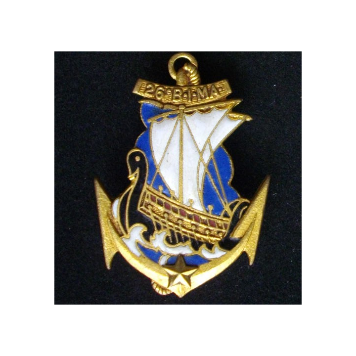26° BIMA : 26° BATAILLON D'INFANTERIE DE MARINE ÉMAIL
