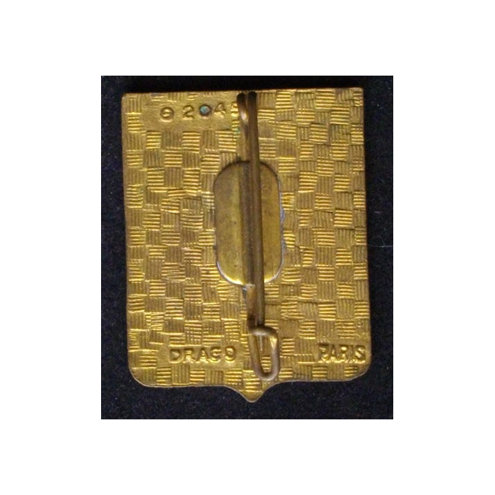 2° RM : 2° région militaire Drago G. 2045 boléro oblong en émail