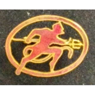 152° RI : 152°RÉGIMENT D'INFANTERIE DIABLE AJOURÉ (ISLER) ÉMAIL