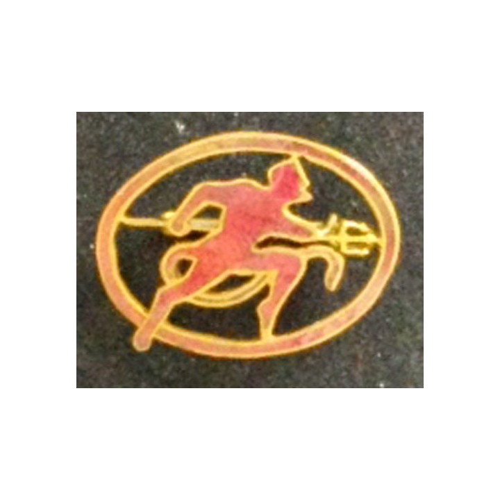 152° RI : 152°RÉGIMENT D'INFANTERIE DIABLE AJOURÉ (ISLER) ÉMAIL