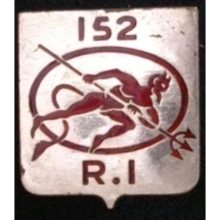 152° RI : 152°RÉGIMENT D'INFANTERIE ÉMAIL (D 477)