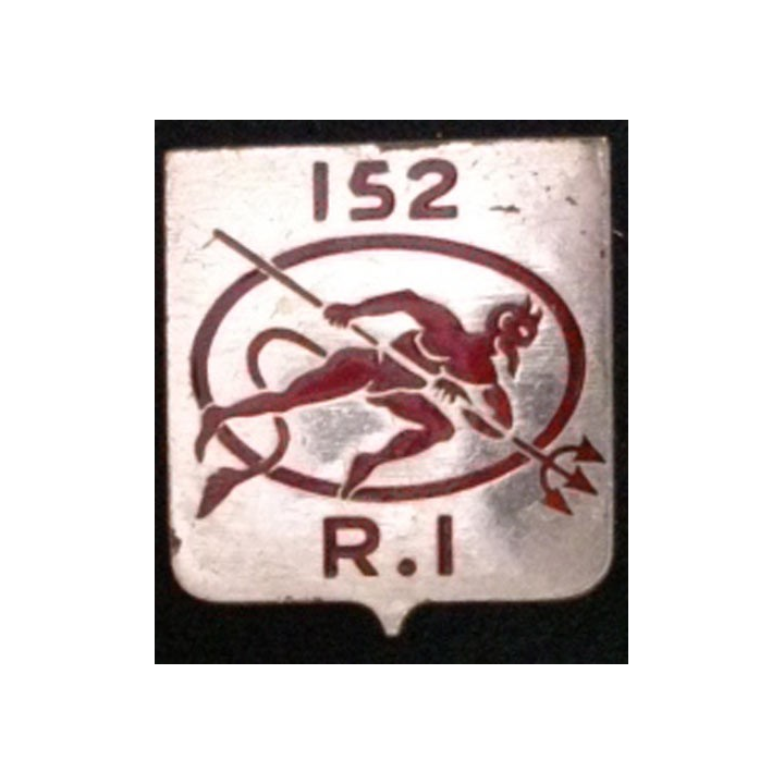 152° RI : 152°RÉGIMENT D'INFANTERIE ÉMAIL (D 477)