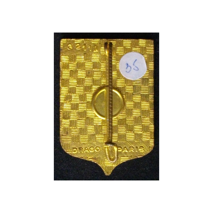 72° DM : 72° division militaire en émail fabrication Drago G. 2111