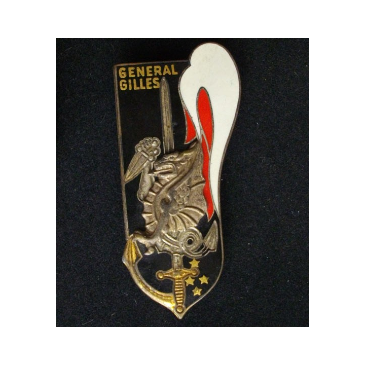 PROMOTION ESM SAINT CYR : GÉNÉRAL GILLES (DATE GRAVÉE) ÉMAIL