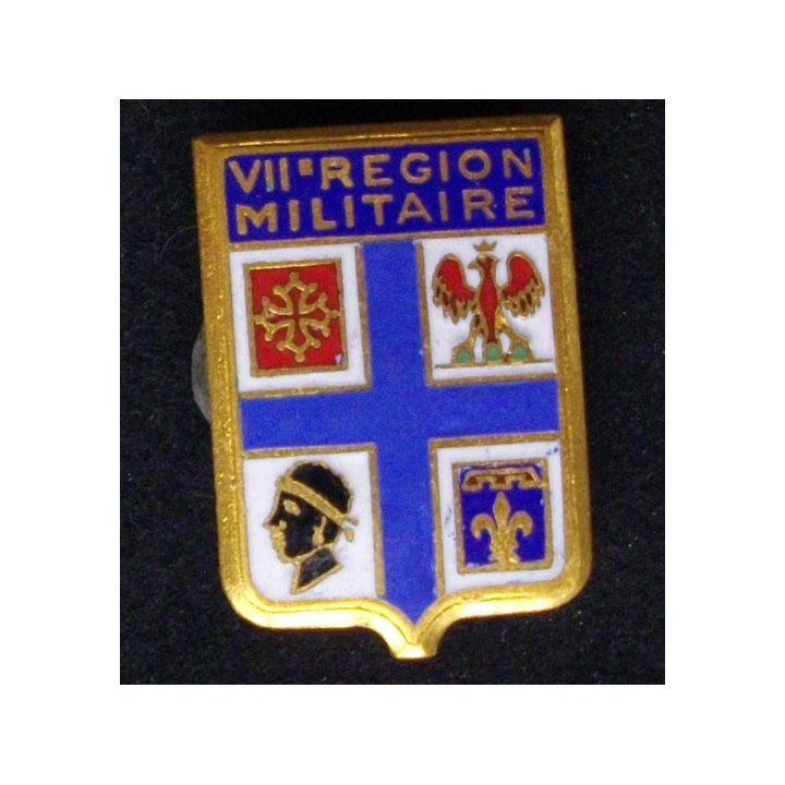7°RM : VII°RÉGION MILITAIRE ÉMAIL (DRAGO 1038)