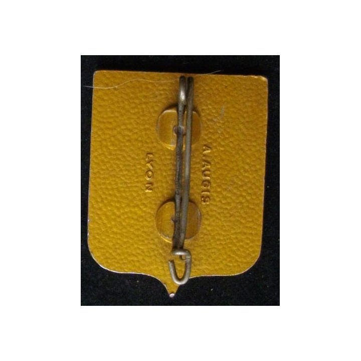 INSIGNE RÉGIONAL DU DAUPHINE DES ANNÉES 1930 (AUGIS) ALU PEINT