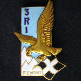 3° RI : 3° RÉGIMENT D'INFANTERIE PIEMONT ÉMAIL (DRAGO 2006)