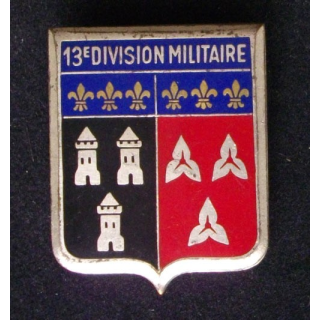 13° DM : 13° DIVISION MILITAIRE (ATTACHE RONDE) DRAGO