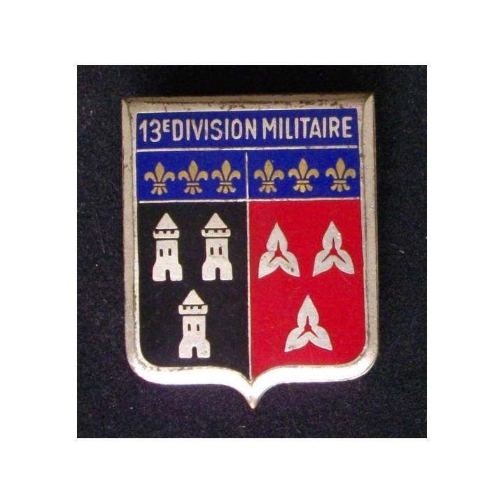 13° DM : 13° DIVISION MILITAIRE (ATTACHE RONDE) DRAGO