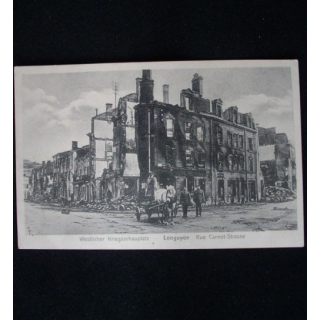 CARTE POSTALE GUERRE 1914-1918  : LONGUYON 14 JANVIER 1914