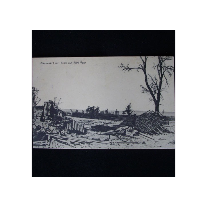CARTE POSTALE GUERRE 1914-1918 : ABAUCOURT 22 DÉC 1916