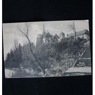 CARTE POSTALE GUERRE 1914-1918 : KIRCHE VOUZIERS 19-7-1915