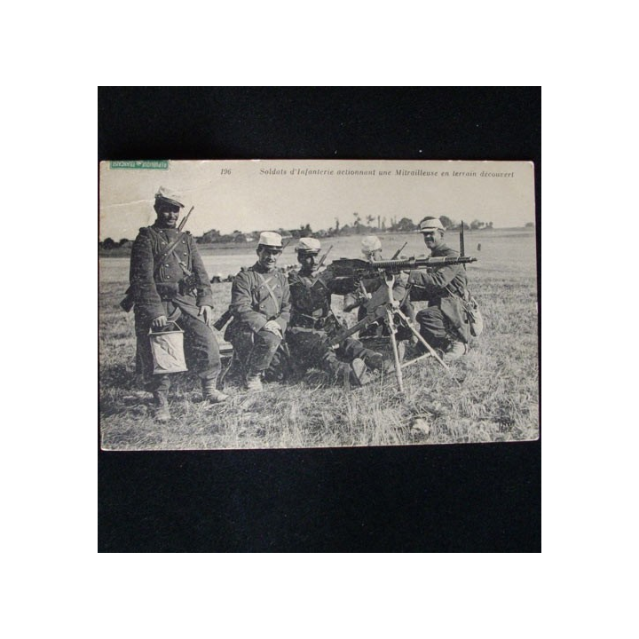 CARTE POSTALE MILITAIRE AVANT GUERRE : N°196 DU 07 JUIN 1911
