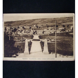 CARTE POSTALE MILITAIRE ENTRE GUERRES : VERDUN 27 JUIN 1937