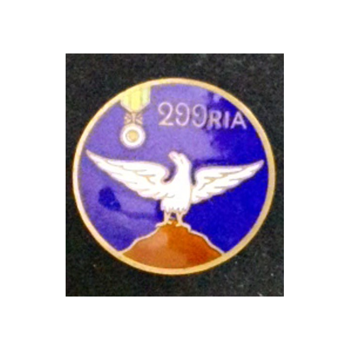 299° RIA : 299° RÉGIMENT D'INFANTERIE ALPINE (SANS/JEANNOT) ÉMAIL