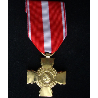 FRANCE : CROIX DE LA VALEUR MILITAIRE NEUVE ACTUELLE