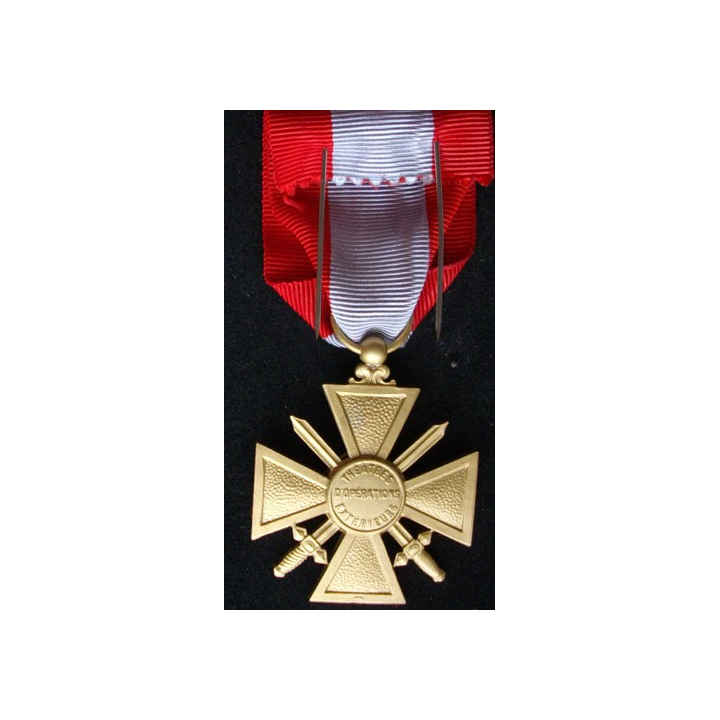 FRANCE : CROIX DE GUERRE DES THÉÂTRES D'OPÉRATIONS EXTÉRIEURS
