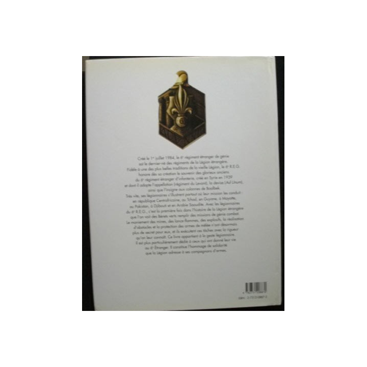 LE 6° REGIMENT ÉTRANGER DE GÉNIE DE TIBOR SZECSKO DÉDICACÉ 6° REG