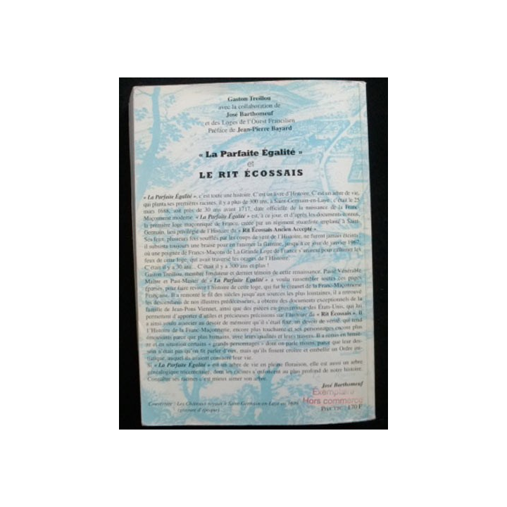 "La parfaite égalité" et le rit écossais de Gaston Treillou