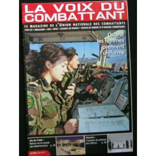 LA VOIX DU COMBATTANT N°1793 MARS 2014 femmes qui prennent l'uniforme