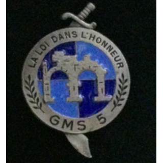 GMS 5 : GROUPE MOBILE DE SÉCURITÉ N°5 (DRAGO 2 BOLÉROS) ÉMAIL