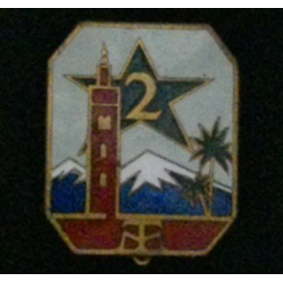 2° RTM : 2° RÉGIMENT DE TIRAILLEURS MAROCAINS ÉMAIL (ABPD) 1939