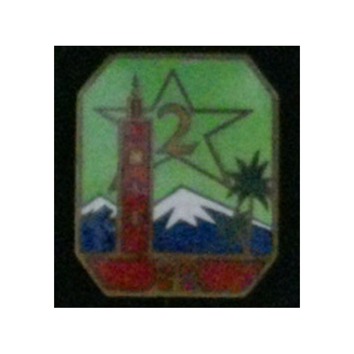 2° RTM : 2° RÉGIMENT DE TIRAILLEURS MAROCAINS ÉMAIL (ABPD) 1939