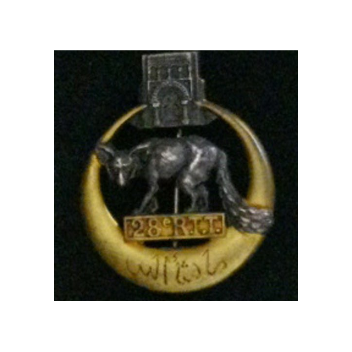 28° RTT : 28° RÉGIMENT DE TIRAILLEURS TUNISIENS ARGENTÉ