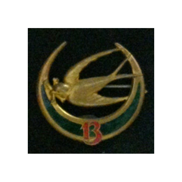 13° RTA : 13° RÉGIMENT DE TIRAILLEURS ALGÉRIENS (ABPD) 1939 ÉMAIL