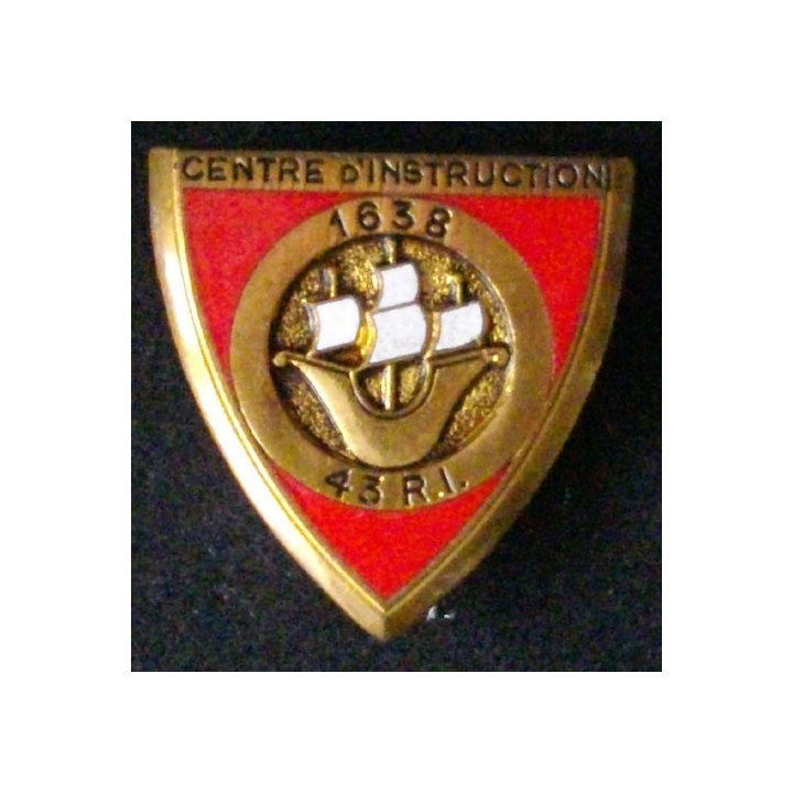 43° RI régiment d'infanterie insignes militaires