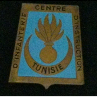 CII TUNISIE : CENTRE D'INFANTERIE TUNISIE ÉMAIL (DRAGO)