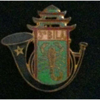 3°BILA : 3°BATAILLON D'INFANTERIE LÉGÈRE D'AFRIQUE ÉMAIL