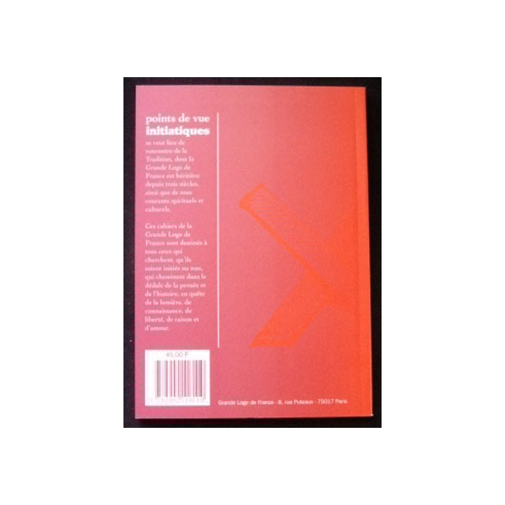 Points de vue initiatiques n°111 GLDF Jean Scot Erigène ritualisation