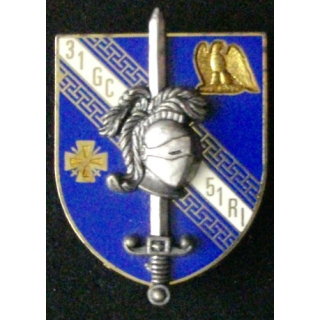 51°RI 31°GC : 51°RÉGIMENT D'INFANTERIE 31°GROUPEMENT DE CAMP